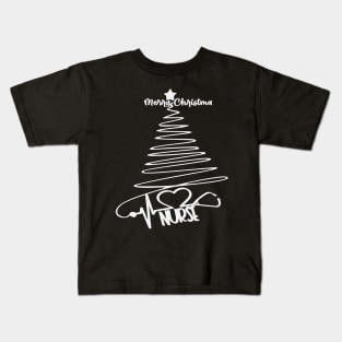 Merry christma nurse Kids T-Shirt